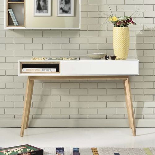 Consolle contemporanea - HOST - De-code, Lattas Nik. Spyridon - in rovere / in noce / con supporto in legno massiccio
