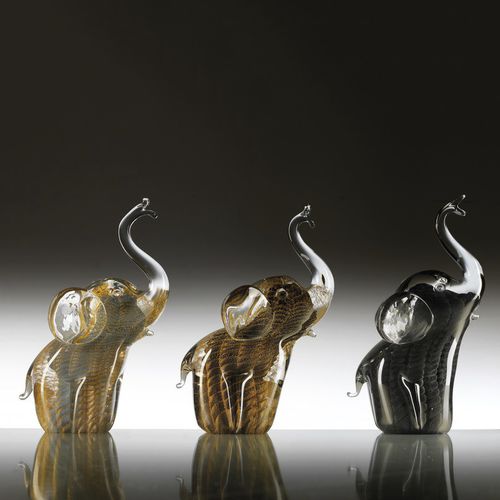 Scultura in cristallo - PLUMED ELEPHANT - Duccio di Segna srl - contract