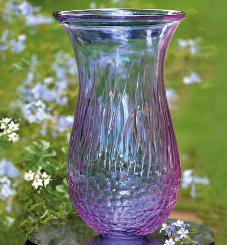Vaso contemporaneo - POESIA ALEXANDRITE - Duccio di Segna srl - in cristallo