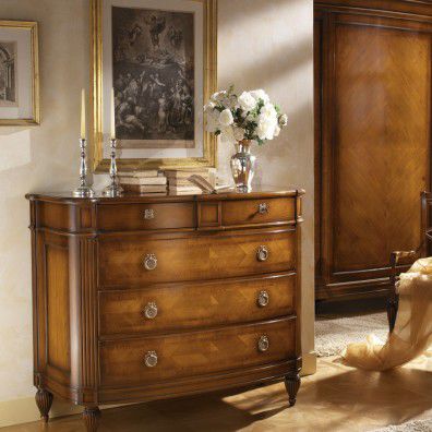 Cassettone classico - 7633 - Ebanart srl - in ciliegio / 5 cassetti