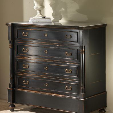 Cassettone classico - 6640 - Ebanart srl - in legno laccato / non specificato / nero