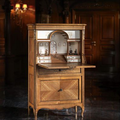 Scrittoio classico - H190 - Ebanart srl - in legno