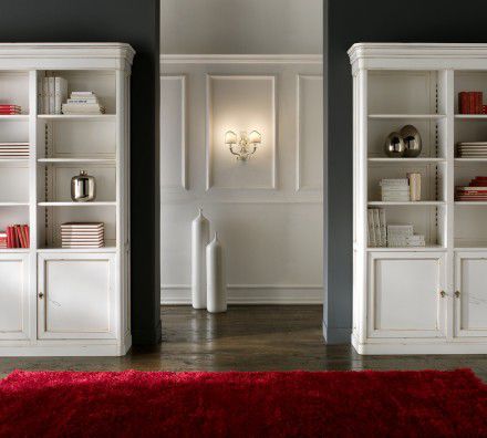 Libreria modulare - 9808 - Ebanart srl - classica / in legno laccato