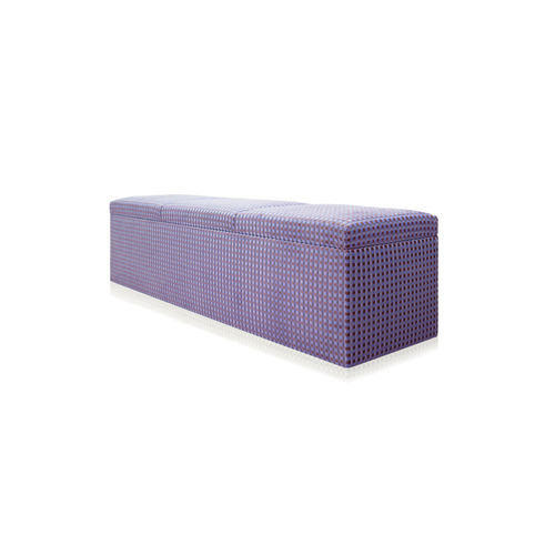 Divanetto imbottito contemporaneo - 5003 - Elite Sa - in tessuto / con contenitore / viola