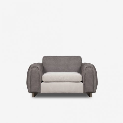 Poltrona contemporanea - ECHO - Estetik Decor - in tessuto / in pelle / con cuscino rimovibile