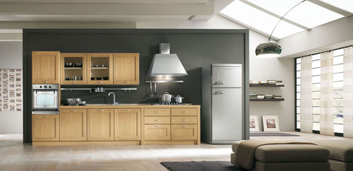 Cucina classica - OLIMPIA - Home srl - in rovere / in frassino / in acciaio inossidabile