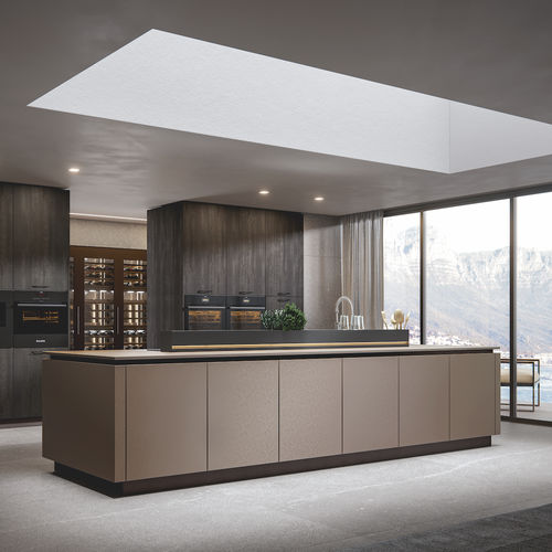 Cucina contemporanea - AURA - Home srl - in melaminico / con isola / a L