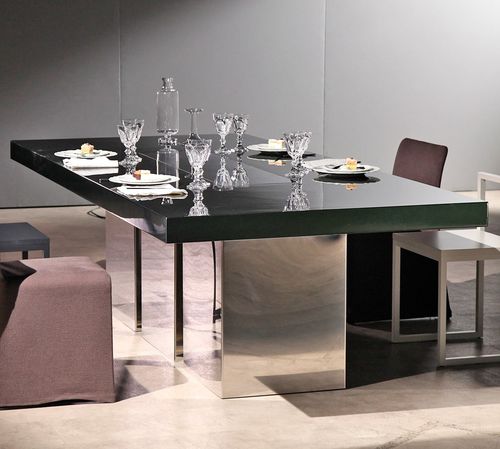 Tavolo da pranzo in fibra di vetro - Maggiordomo - Laboratorio Mattoni - contemporaneo / epossidico / in schiuma di poliuretano