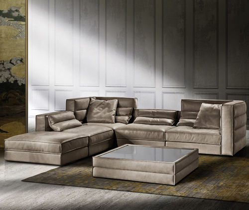 Divano modulare - OPERA - Lof's - Interior - - contemporaneo / in pelle