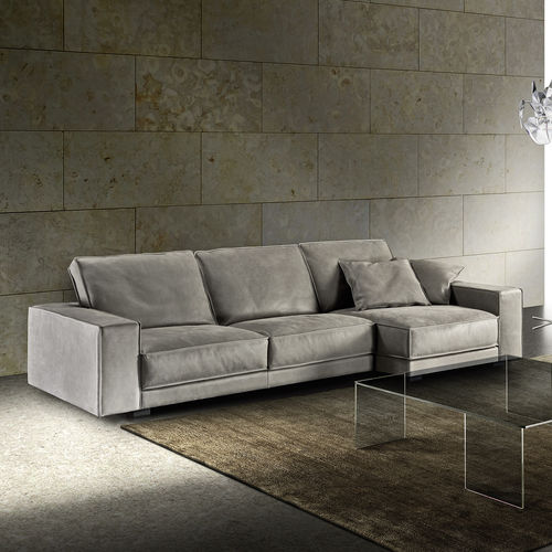 Divano contemporaneo - TUXEDO - Lof's - Interior - - in pelle / reclinabile