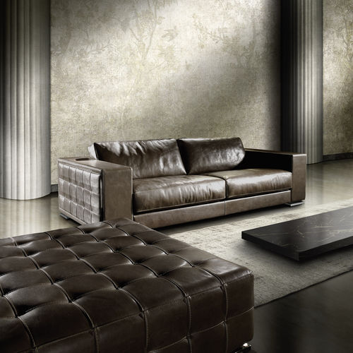 Divano contemporaneo - METROPOLIS - Lof's - Interior - - in pelle