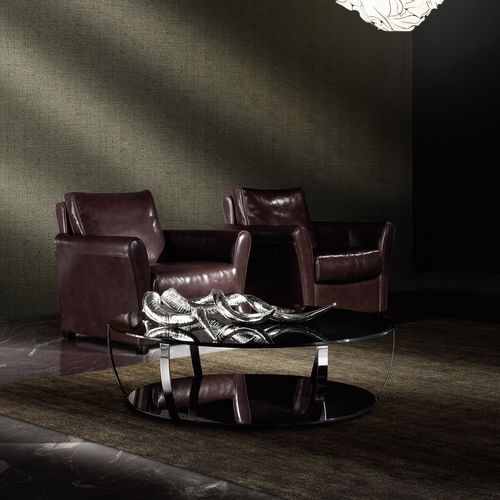 Poltrona contemporanea - MEDINA - Lof's - Interior - - in pelle