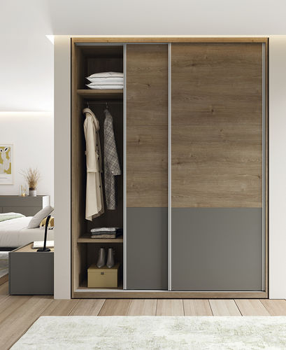Armadio modulare - Drei  - Mobenia - contemporaneo / in laminato / con porta scorrevole