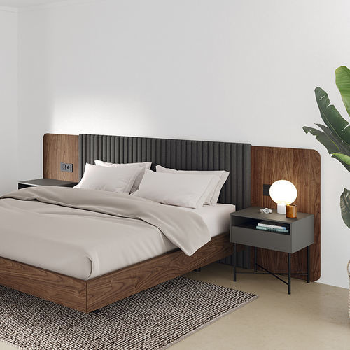 Testiera per letto matrimoniale - Land  - Mobenia - per letto singolo / contemporanea / in tessuto