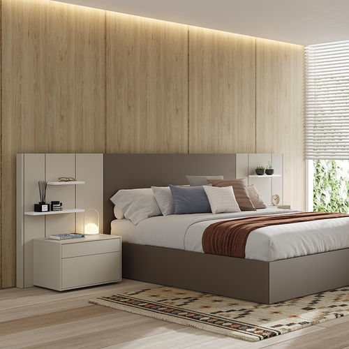 Testiera per letto matrimoniale - Pars - Mobenia - per letto singolo / contemporanea / in tessuto