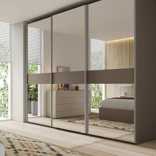 Armadio modulare - Yume  - Mobenia - contemporaneo / in laminato / con porta scorrevole