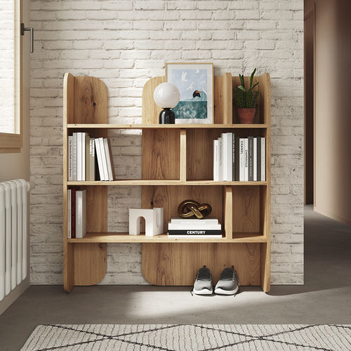 Scaffale basso - Shell - Mobenia - contemporaneo / in MDF laccato / in melaminico