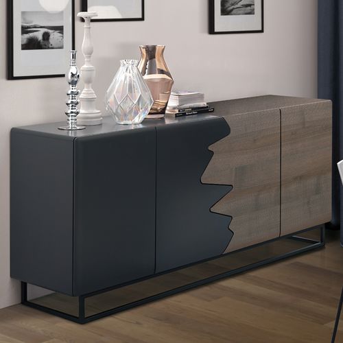 Credenza contemporanea - KALI - Oliver B. Group srl - in legno massiccio / in MDF / in metallo