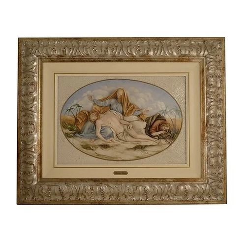 Quadro arte figurativa - Pietà - Porcellane Principe snc - per sala mostre
