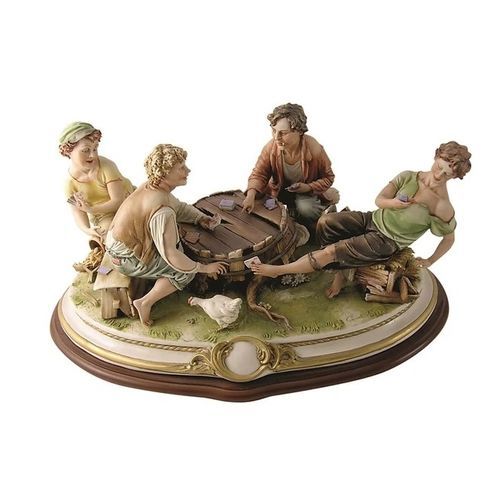 Scultura in porcellana - The child cheats - Porcellane Principe snc - multicolore