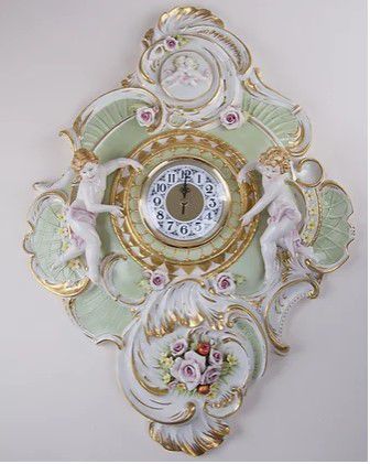 Orologio in stile - Porcellane Principe snc - a muro / analogico / in porcellana