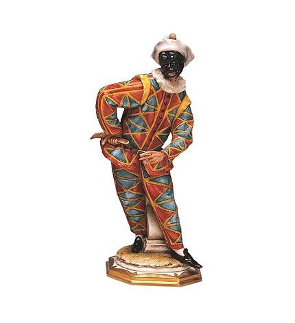 Scultura in porcellana - Harlequin - Porcellane Principe snc