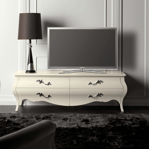 Mobile porta TV in stile - CVA016 - Prestige srl unipersonale - lowboard / in ciliegio