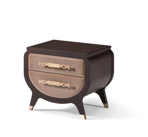 Comodino contemporaneo - CVN030 - Prestige srl unipersonale - in legno / rettangolare / con cassetti