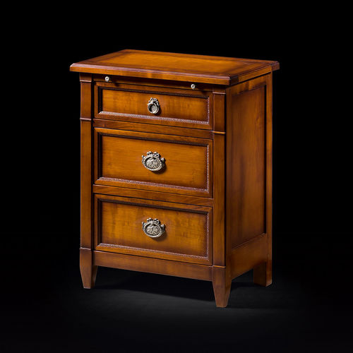 Comodino classico - CVN022 - Prestige srl unipersonale - in ciliegio / rettangolare / con cassetti