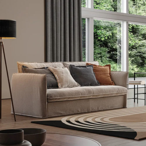 Divano modulare - MEDITERRANEO - S.m.c. Italia srl - d'angolo / letto / contemporaneo