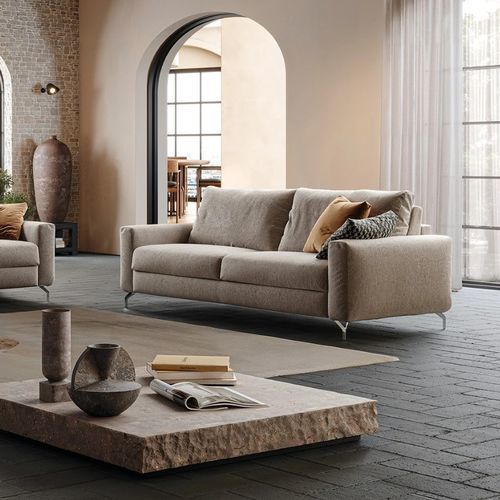 Divano modulare - LISS CUT - S.m.c. Italia srl - d'angolo / letto / contemporaneo