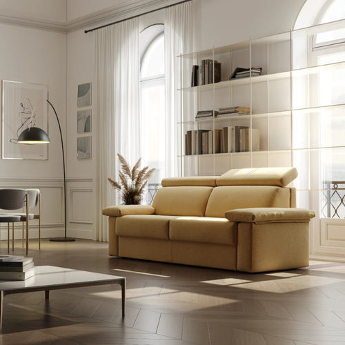 Divano modulare - GRAND PRIX - S.m.c. Italia srl - d'angolo / letto / moderno