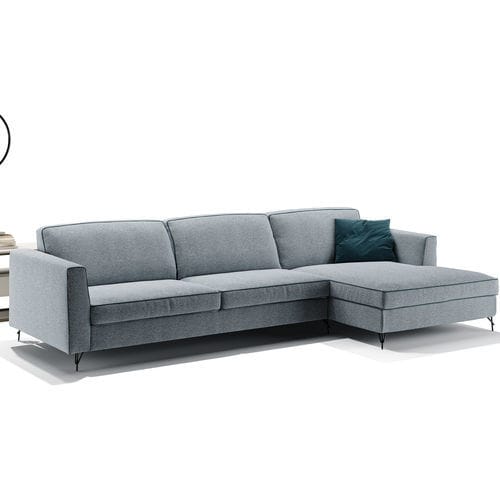 Divano modulare - RIVIERA - S.m.c. Italia srl - letto / contemporaneo / in tessuto