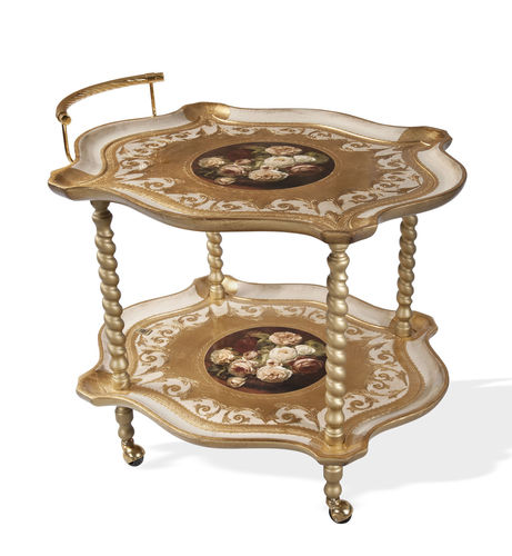 Carrello portavivande di servizio - Sezzatini srl - per uso residenziale / in legno laccato