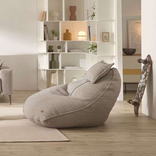 Pouf contemporaneo - IRINA - Tapizados Acomodel Yecla sl - in tessuto / in fibra di poliestere / altre forme