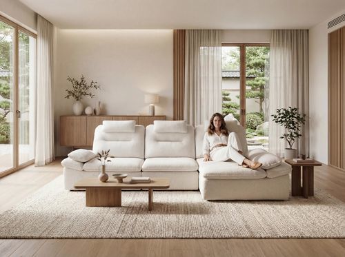 Divano modulare - VILDE - Tapizados Acomodel Yecla sl - d'angolo / letto / contemporaneo