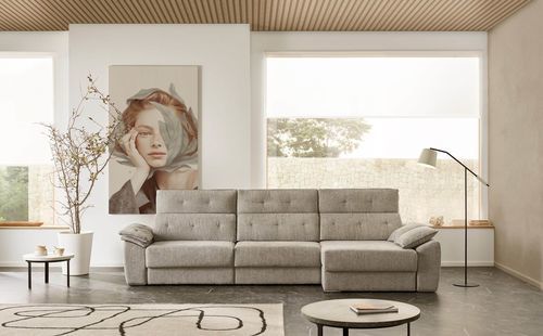 Divano modulare - KIM FORTE SYSTEM - Tapizados Acomodel Yecla sl - d'angolo / letto / moderno