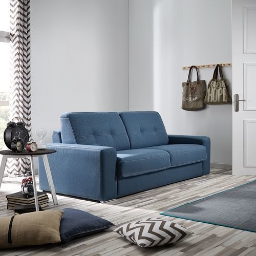 Divano letto - PARIS - Tapizados Acomodel Yecla sl - contemporaneo / in metallo / in tessuto