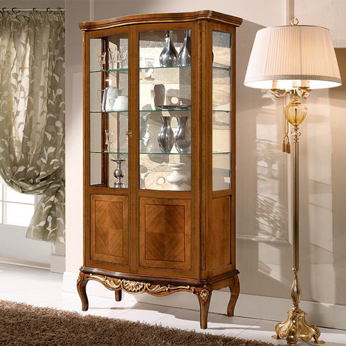 Vetrina in stile - ART. 1214  - Tarocco Vaccari Group srl - in vetro / in legno