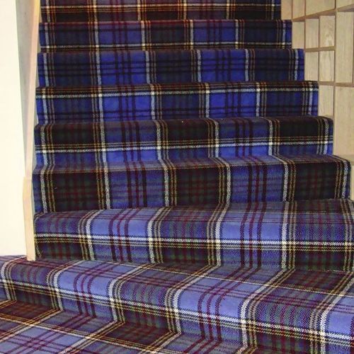 Moquette tessuta - ANDERSON TARTAN - STEVENS AND GRAHAM - in lana / in nylon / a quadretti