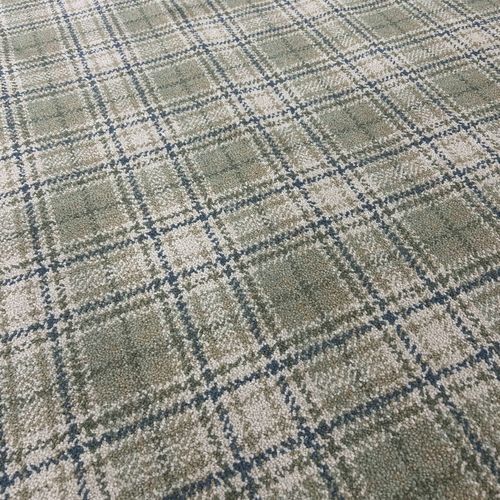 Tappeto classico - IONA TARTAN - STEVENS AND GRAHAM - a quadretti / in lana / rettangolare