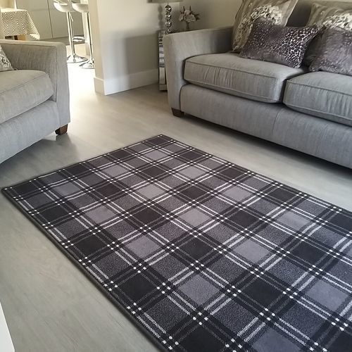 Tappeto classico - CRAGGANMORE TARTAN - STEVENS AND GRAHAM - a quadretti / in lana / rettangolare