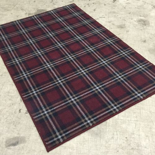 Tappeto classico - KILMORY TARTAN - STEVENS AND GRAHAM - a quadretti / in lana / rettangolare
