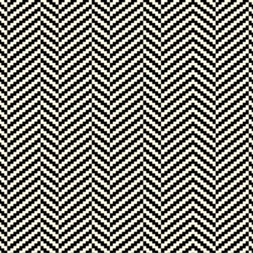 Moquette tessuta - HERRINGBONE - STEVENS AND GRAHAM - in lana / a motivi / nera