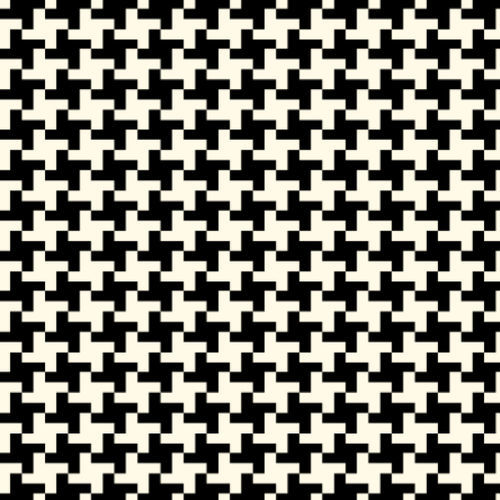 Tappeto classico - HOUNDSTOOTH  - STEVENS AND GRAHAM - con motivi geometrici / in lana / rettangolare
