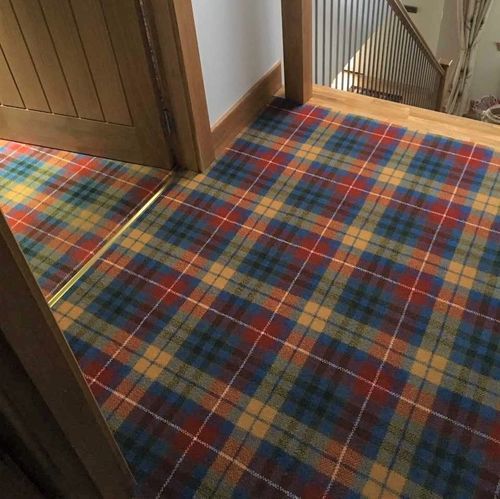 Tappeto classico - BUCHANAN ANCIENT TARTAN - STEVENS AND GRAHAM - a quadretti / in nylon / in lana