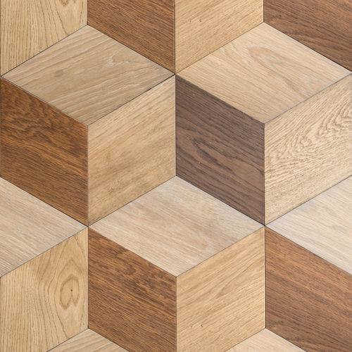 Parquet multistrato - POLYEDRE - QC FLOORS - in legno / oliato / da incollare