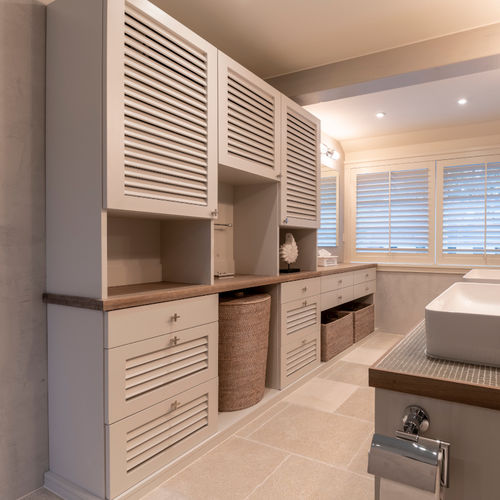 Mobile da bagno contemporaneo - QC FLOORS - per uso residenziale / in legno / da parete
