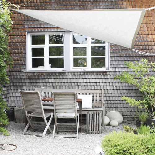 Vela ombreggiante resistente agli UV - TY280 - RAUMGESTALT - triangolare / in tyvek