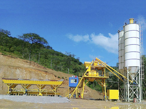Centrale di betonaggio su piedistallo - HZS-E SERIES - SHANDONG SHANTUI CONSTRUCTION MACHINERY IMP&EXP CO.,LTD